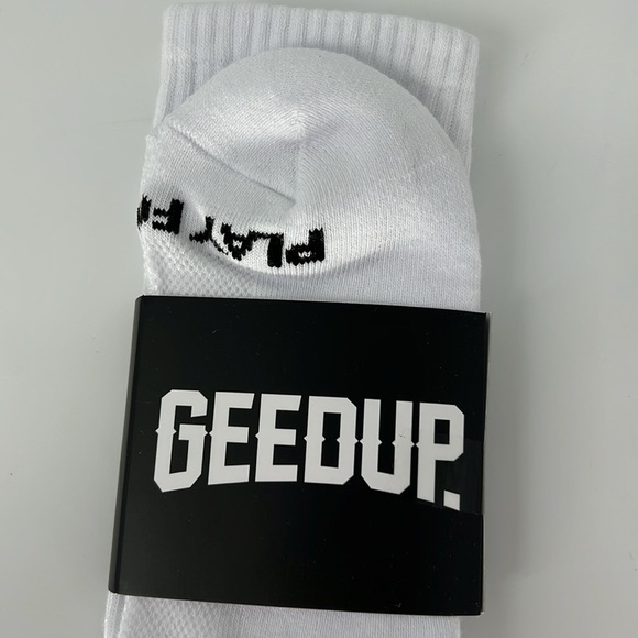 Geedup NWT men’s OS crew White Socks - Picture 3 of 7